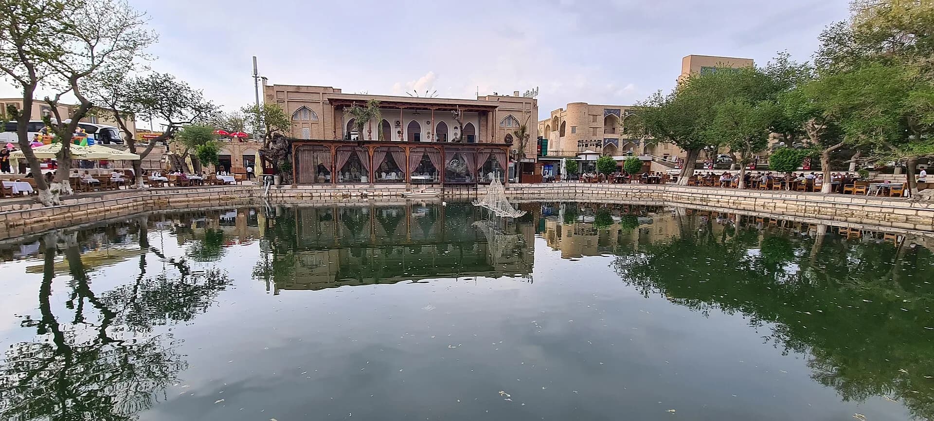 Lyab-i Hauz, the pool and madrasas at the heart of old Bukhara