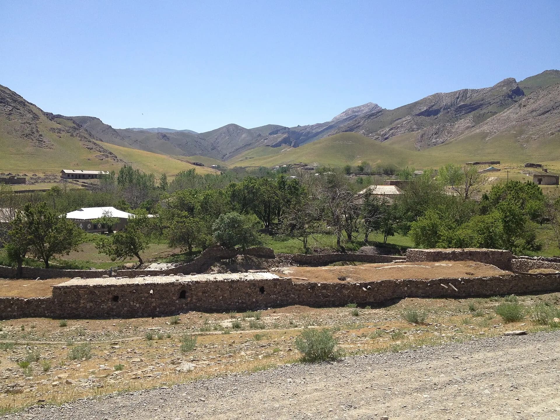 A mountain village in the Nuratau range